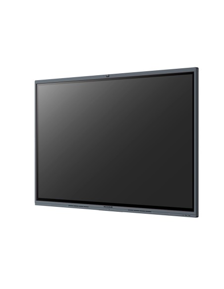 Pantalla interactiva maxhub 65 led 3840x2160 pixeles 16 9 ips negro con camara 48mp