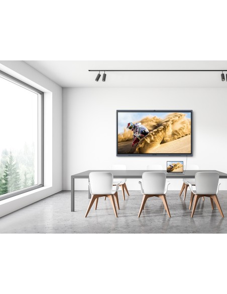 Pantalla interactiva maxhub 55 led 3840x2160 pixeles 16 9 ips negro con camara 48mp Pantalla interactiva maxhub 55 led 3840x2160 pixeles 16 9 ips negro con camara 48mp