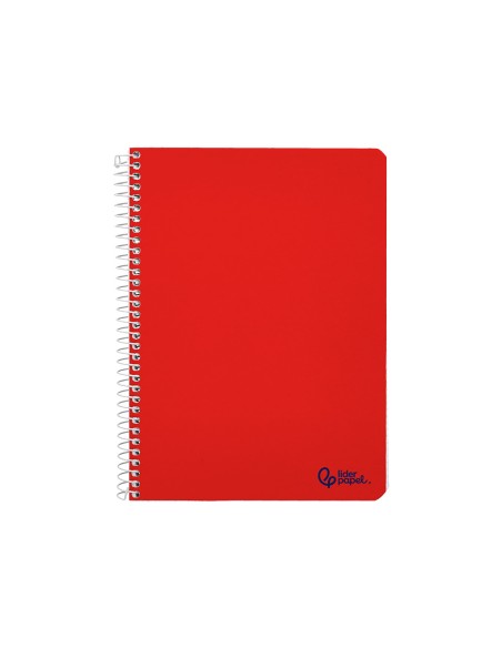 Cuaderno espiral liderpapel din a5 smart tapa blanda 80h 75gr rayado montessori 5mm colores surtidos
