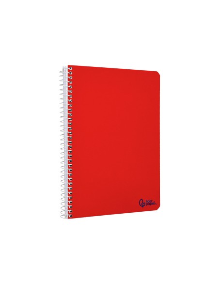 Cuaderno espiral liderpapel din a5 smart tapa blanda 80h 75gr rayado montessori 5mm colores surtidos