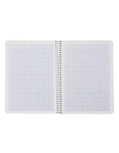 Cuaderno espiral liderpapel din a5 smart tapa blanda 80h 75gr rayado nº46 colores surtidos