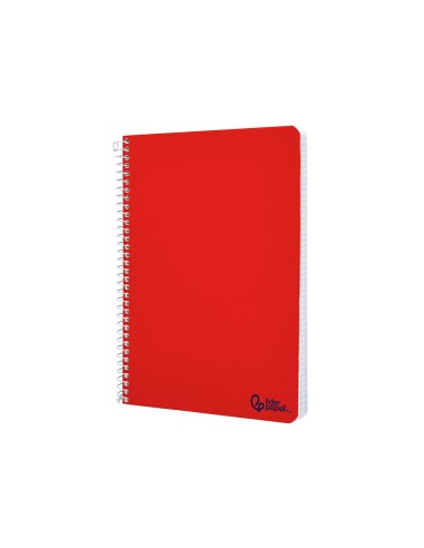 Cuaderno espiral liderpapel din a5 smart tapa blanda 80h 75gr pauta 35mm con margen colores surtidos