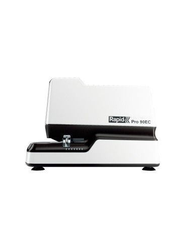Grapadora rapid pro 90ec electrica blanco capacidad 50 hojas usa grapas n 66 y n 44