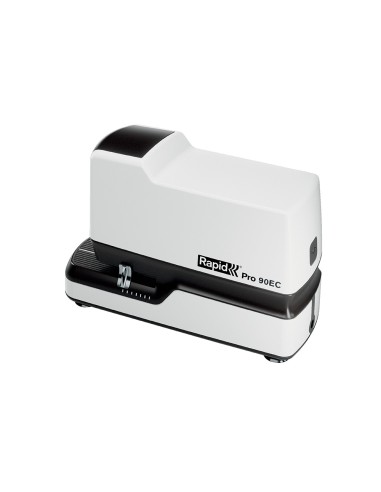 Grapadora rapid pro 90ec electrica blanco capacidad 50 hojas usa grapas n 66 y n 44