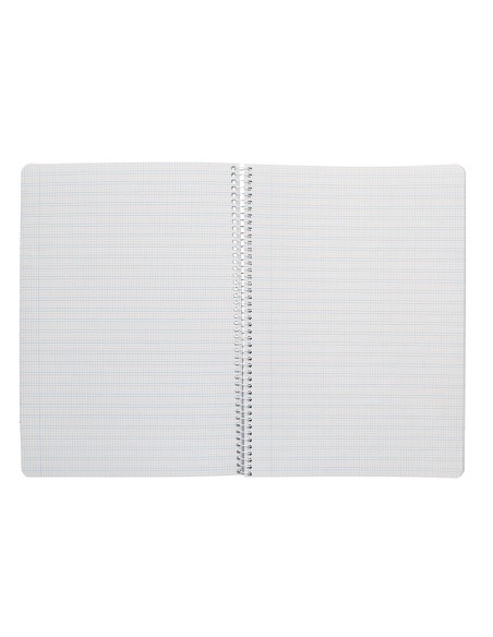 Cuaderno espiral liderpapel di n a4 pautaguia tapa blanda 80h 75 gr cuadro pautado 25mm color naranja