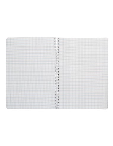 Cuaderno espiral liderpapel di n a4 pautaguia tapa blanda 80h 75 gr cuadro pautado 25mm color amarillo