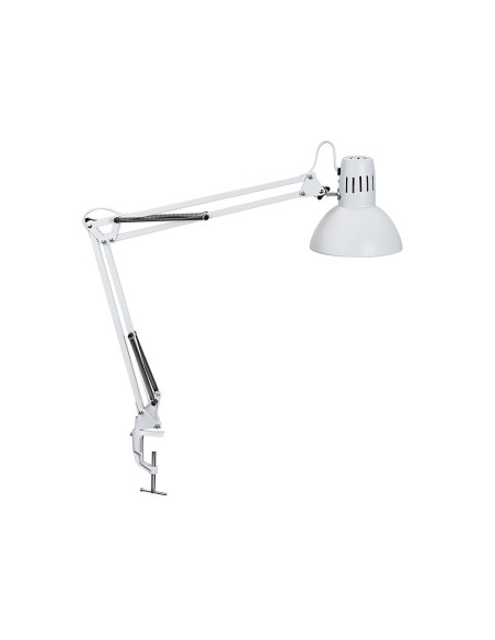 Lampara de escritorio maul study con pinza color blanco 170x440x350 mm Lampara de escritorio maul study con pinza color blanco 170x440x350 mm