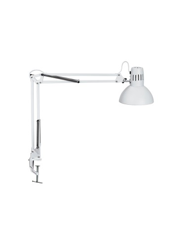 Lampara de escritorio maul study con pinza color blanco 170x440x350 mm