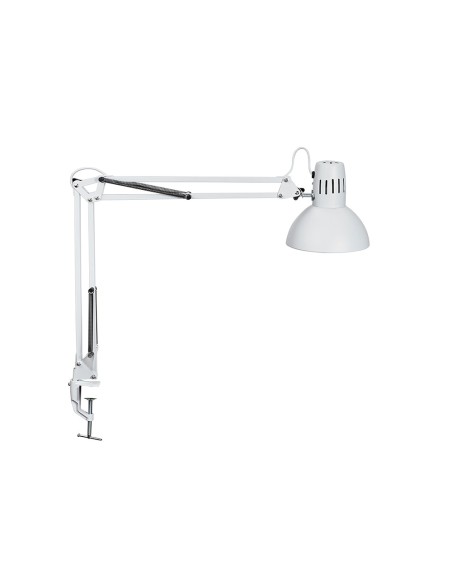 Lampara de escritorio maul study con pinza color blanco 170x440x350 mm Lampara de escritorio maul study con pinza color blanco 170x440x350 mm