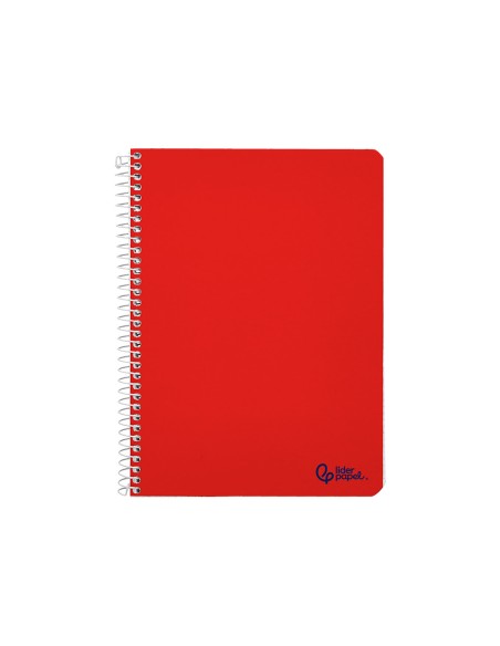 Cuaderno espiral liderpapel din a5 smart tapa blanda 40h 75gr cuadro 4mm con margen colores surtidos