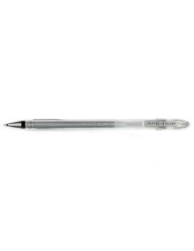 Boligrafo pilot g1 tinta gel plata