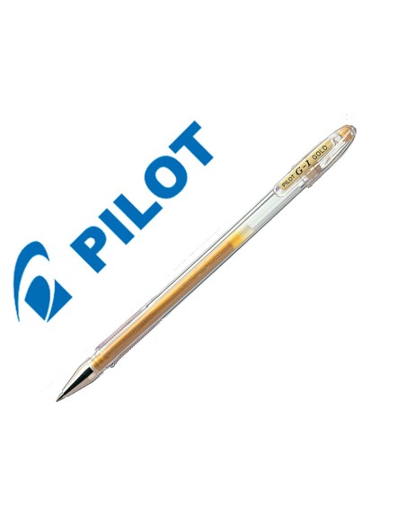 Boligrafo pilot g1 tinta gel oro