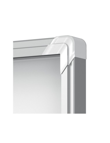 Vitrina de anuncios nobo premium plus con puerta corredera fondo magnetico 18 x din a4 hojas 997x1412x54 mm
