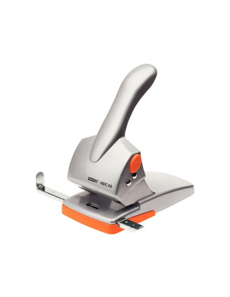 Taladrador rapid hdc65 metalico abs plata naranja capacidad 65 hojas