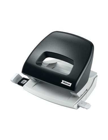 Taladrador petrus 80 color negro capacidad 10 hojas