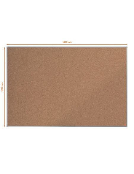 Pizarra corcho nobo essence marco aluminio 1800x1200 mm