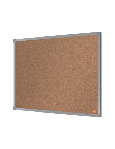 Pizarra corcho nobo essence marco aluminio 600x450 mm