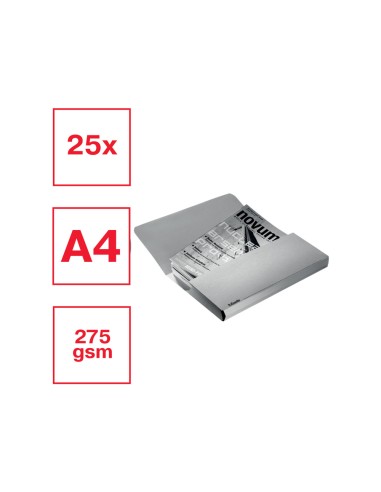 Subcarpeta cartulina esselte pocket folio color azul 275 gr