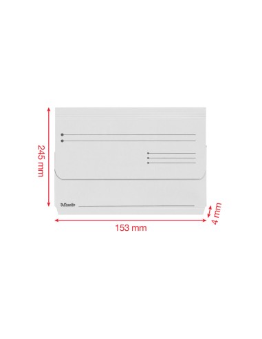 Subcarpeta cartulina esselte pocket folio color azul 275 gr