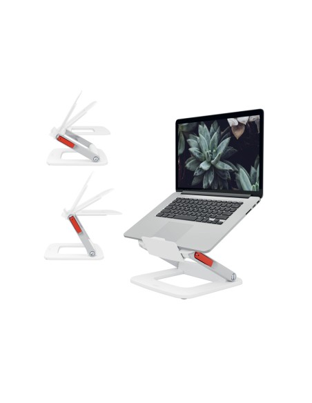 Soporte para portatil leitz ajustable en altura color blanco 253x258x45 mm