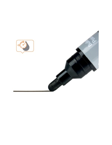 Rotulador nobo para pizarra blanca tinta liquida punta conica 3 mm colores surtidos caja de 10 unidades