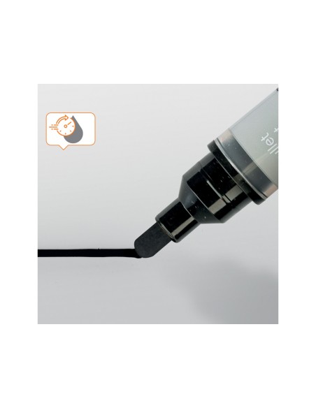 Rotulador nobo para pizarra cristal bolsa de 4 unidades colores surtidos