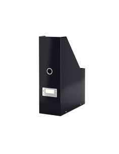 Revistero leitz click store con portaetiquetas color negro 103x170x235 mm
