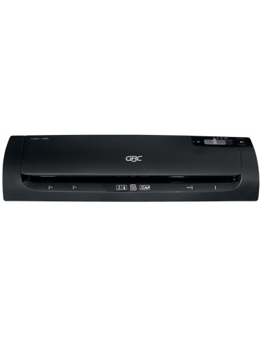 Plastificadora gbc fusion 1000l din a3 4 rodillos hasta 2x75 mc color negro