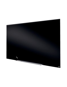 Pizarra cristal nobo impression pro 85 magnetica negro 1883x1059 mm