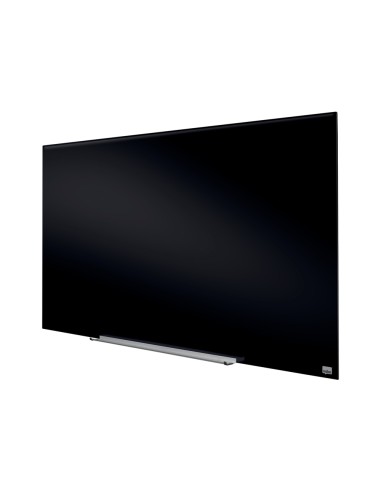 Pizarra cristal nobo impression pro 57 magnetica negra 1260x711 mm
