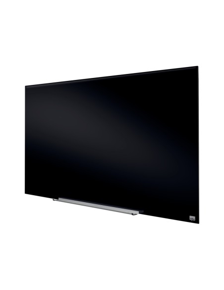 Pizarra cristal nobo impression pro 57 magnetica negra 1260x711 mm