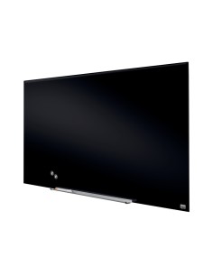 Pizarra cristal nobo impression pro 57 magnetica negra 1260x711 mm