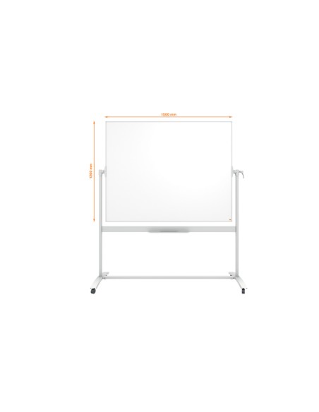 Pizarra blanca nobo classic acero vitrificado movil 1500x1200 mm