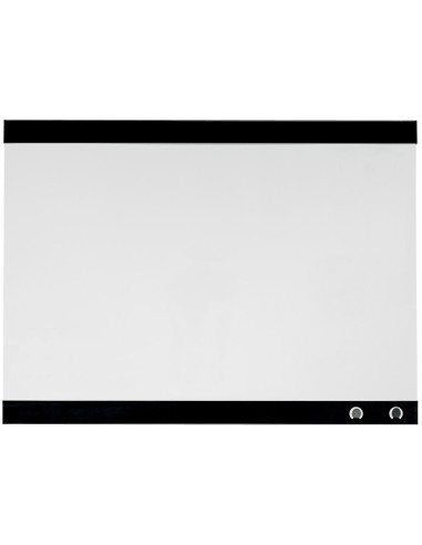 Pizarra blanca nobo magnetica con clip y accesorios 430x580 mm