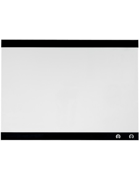Pizarra blanca nobo magnetica con clip y accesorios 430x580 mm