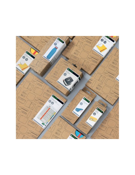 Pizarra cristal leitz cosy 80x60 cm gris