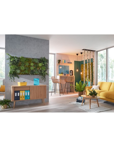 Pizarra cristal leitz cosy 80x60 cm gris