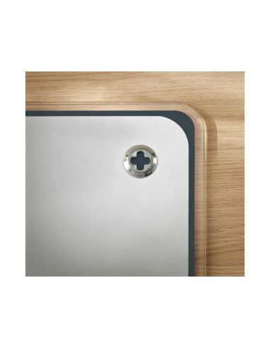 Pizarra cristal leitz cosy 80x60 cm gris