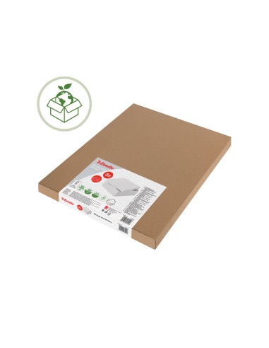 Caja almacenamiento esselte grande color blanco 510x355x305 mm pack de 3 unidades