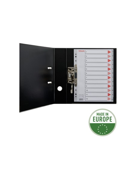 Separador numerico esselte cartulina 1 12 juego de 12 separadores folio multitaladro