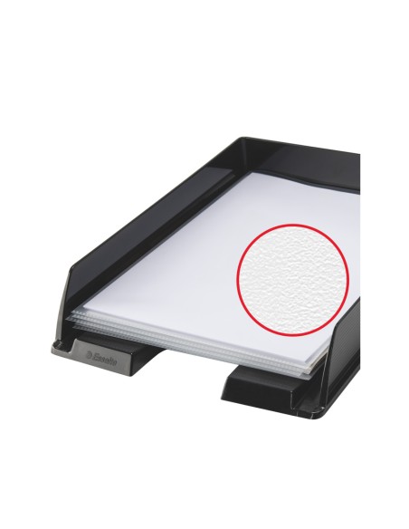 Carpeta dossier unero esselte din a4 polipropileno piel de naranja 80 mc transparente bolsa de 100 unidades