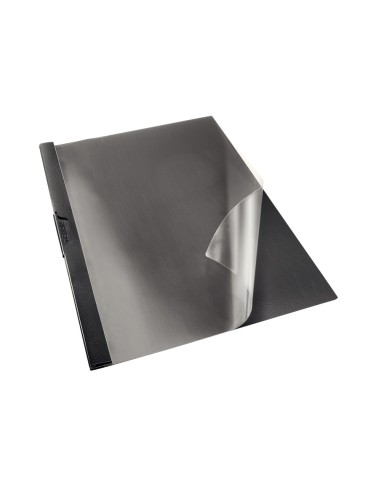 Carpeta dossier esselte pinza lateral din a4 negro capacidad 60 hojas