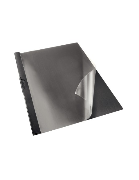 Carpeta dossier esselte pinza lateral din a4 negro capacidad 60 hojas