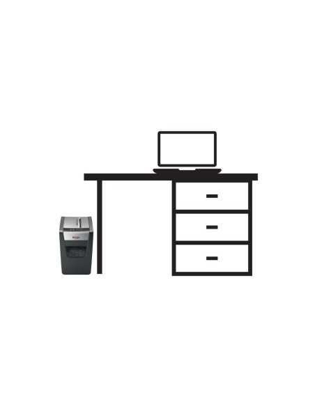 Destructora de documentos rexel momentum x410sl negro plata Destructora de documentos rexel momentum x410sl negro plata