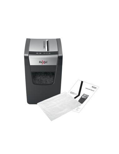 Destructora de documentos rexel momentum x410sl negro plata
