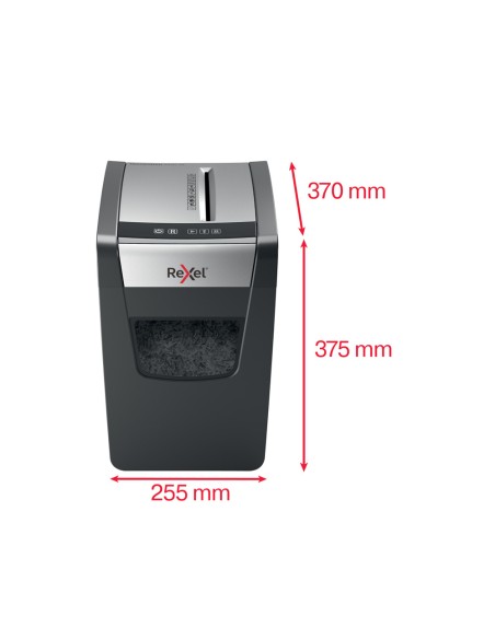 Destructora de documentos rexel momentum x410sl negro plata Destructora de documentos rexel momentum x410sl negro plata