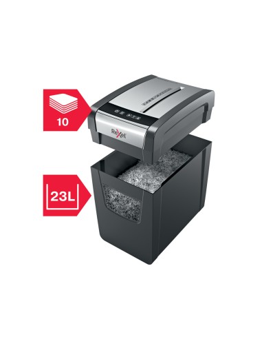 Destructora de documentos rexel momentum x410sl negro plata