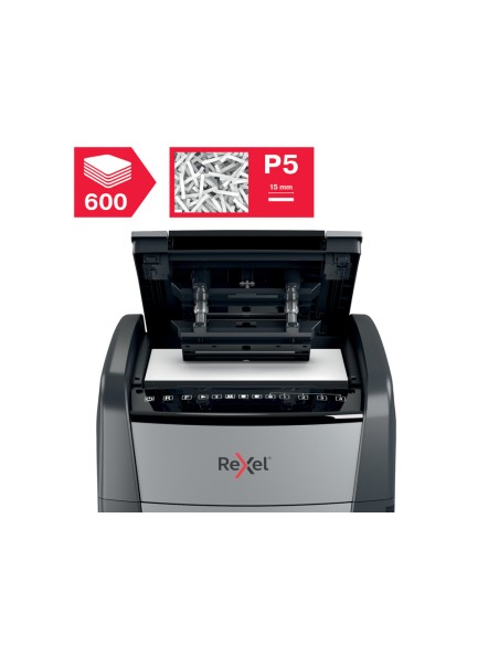 Destructora de documentos rexel optimum auto 600m eu negro