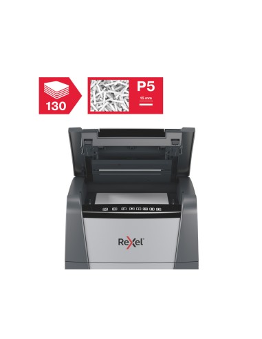 Destructora de documentos rexel optimum auto 130m eu negro