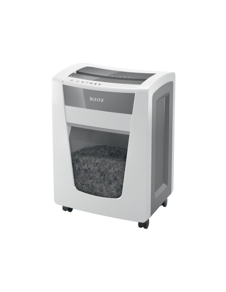 Destructora de documentos leitz iq office pro p4 blanco plata